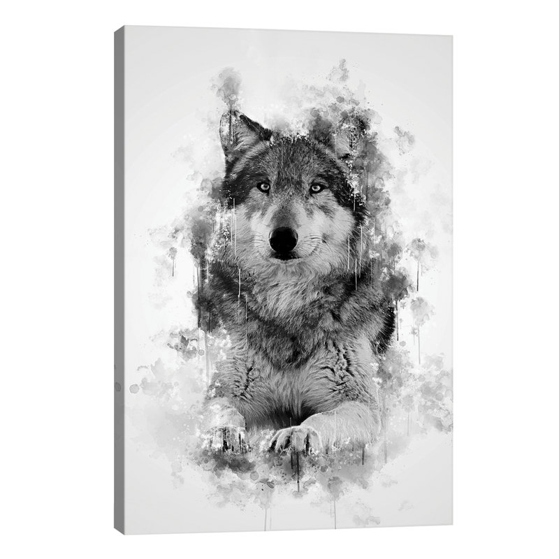 East Urban Home Leinwandbild Wolf | Wayfair.de